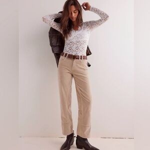 We The Free High Rise Tan Jeans